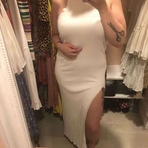 Sea gypsies white maxi dress- large